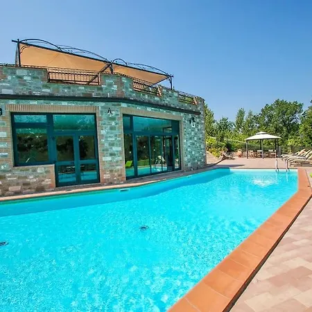 By Casamerina, With Indoor And Outdoor Pool Near Todi *
